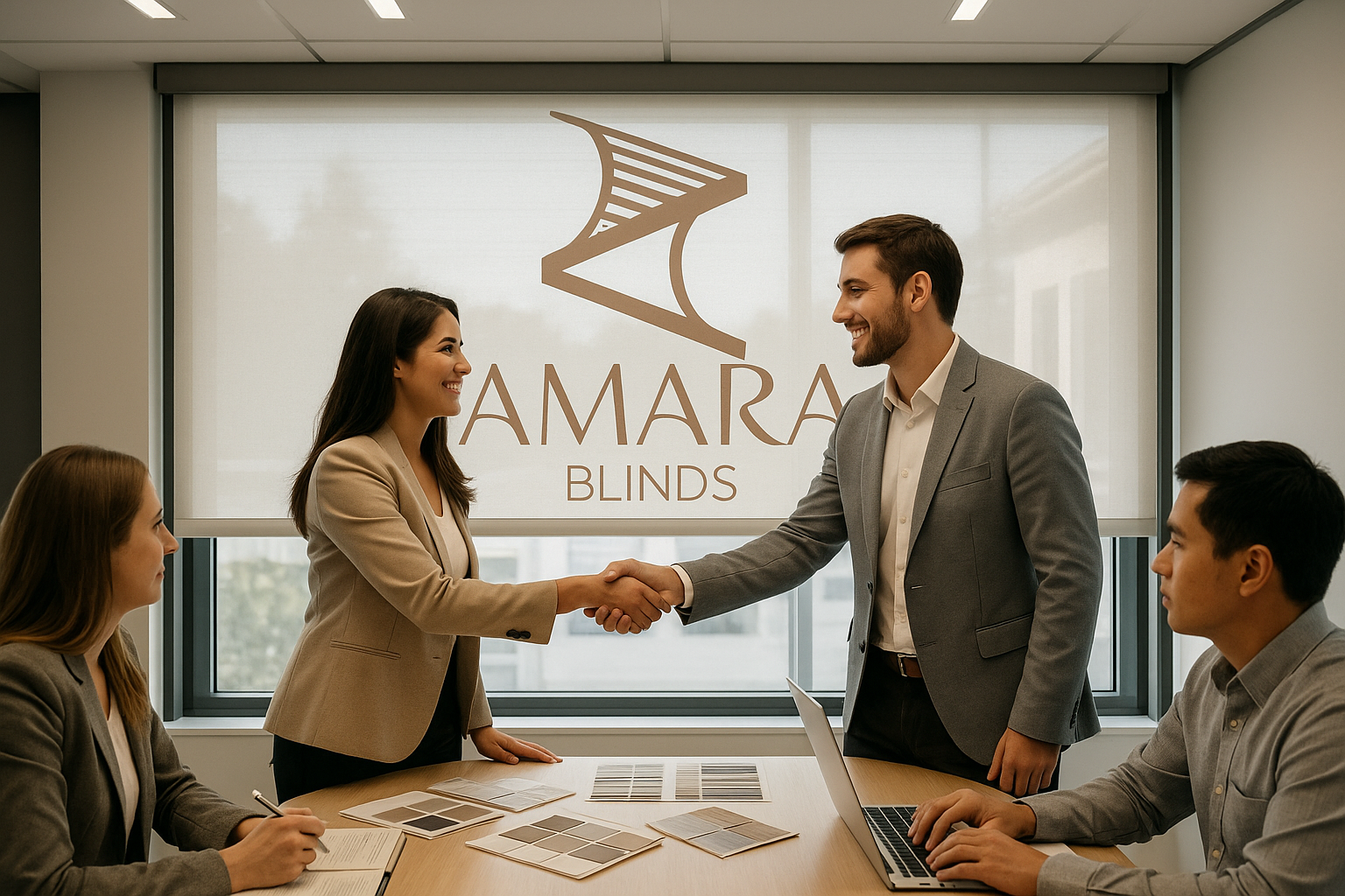 Commercial and residential blinds installation