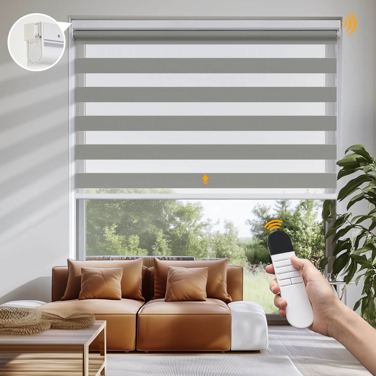 Motorised Zebra Blinds